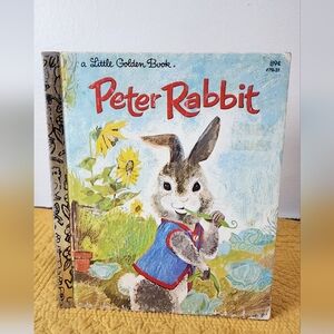 Vintage Peter Rabbit Little Golden Book